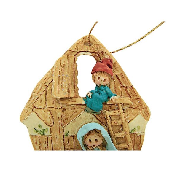 Vintage La Berge 1995 Away In the Manger Holiday Christmas Ornament Decoration - Picture 3 of 12